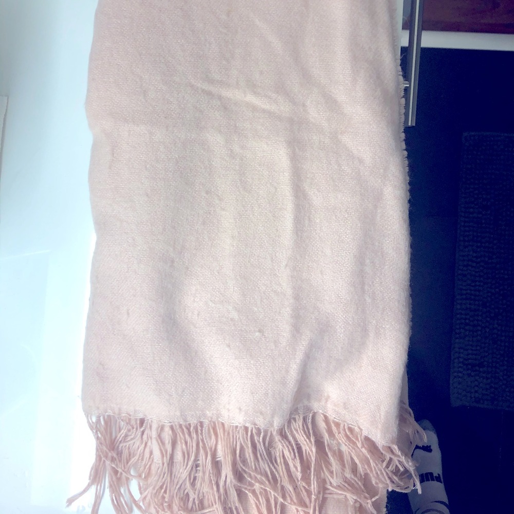 Large pink scarf